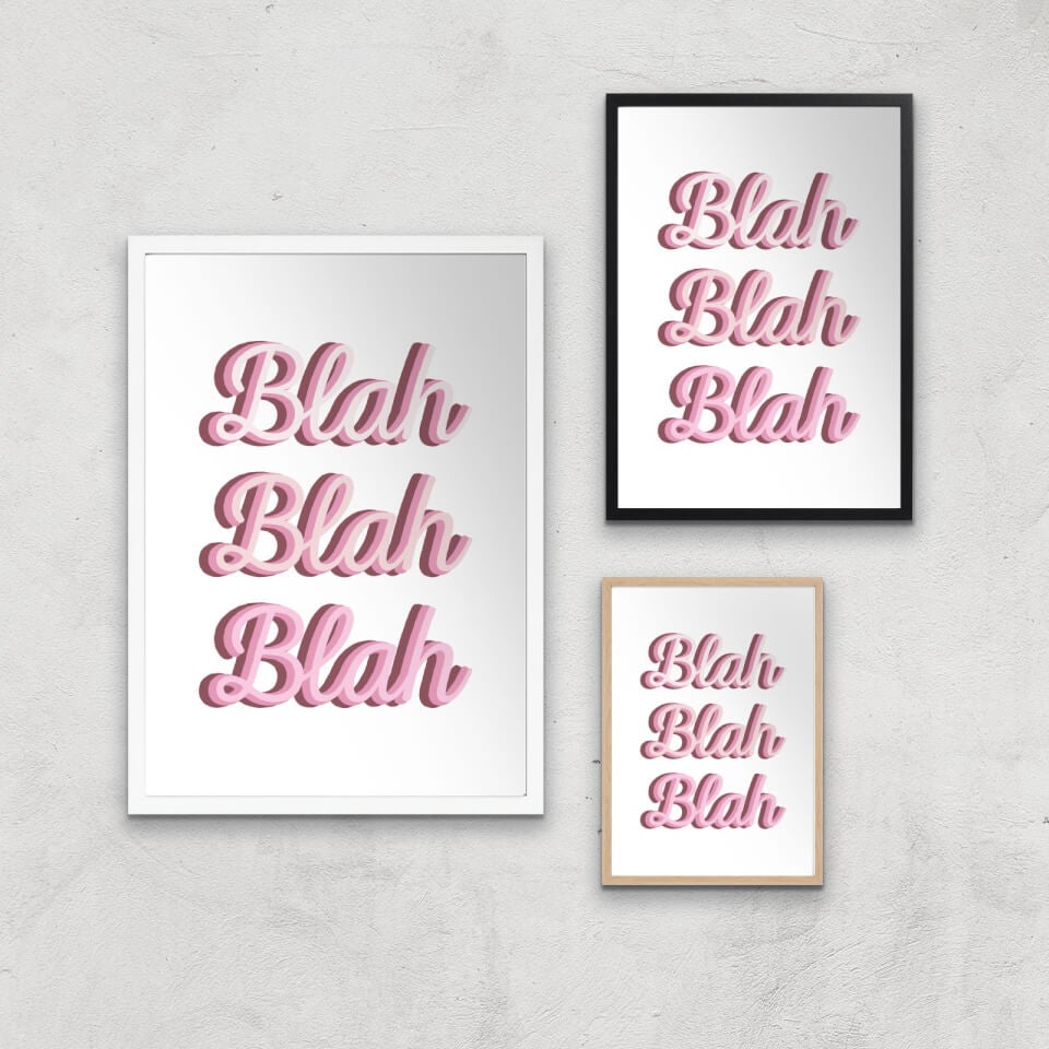 Blah Blah Blah Giclée Art Print 0