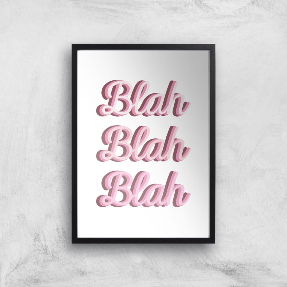 Blah Blah Blah Giclée Art Print