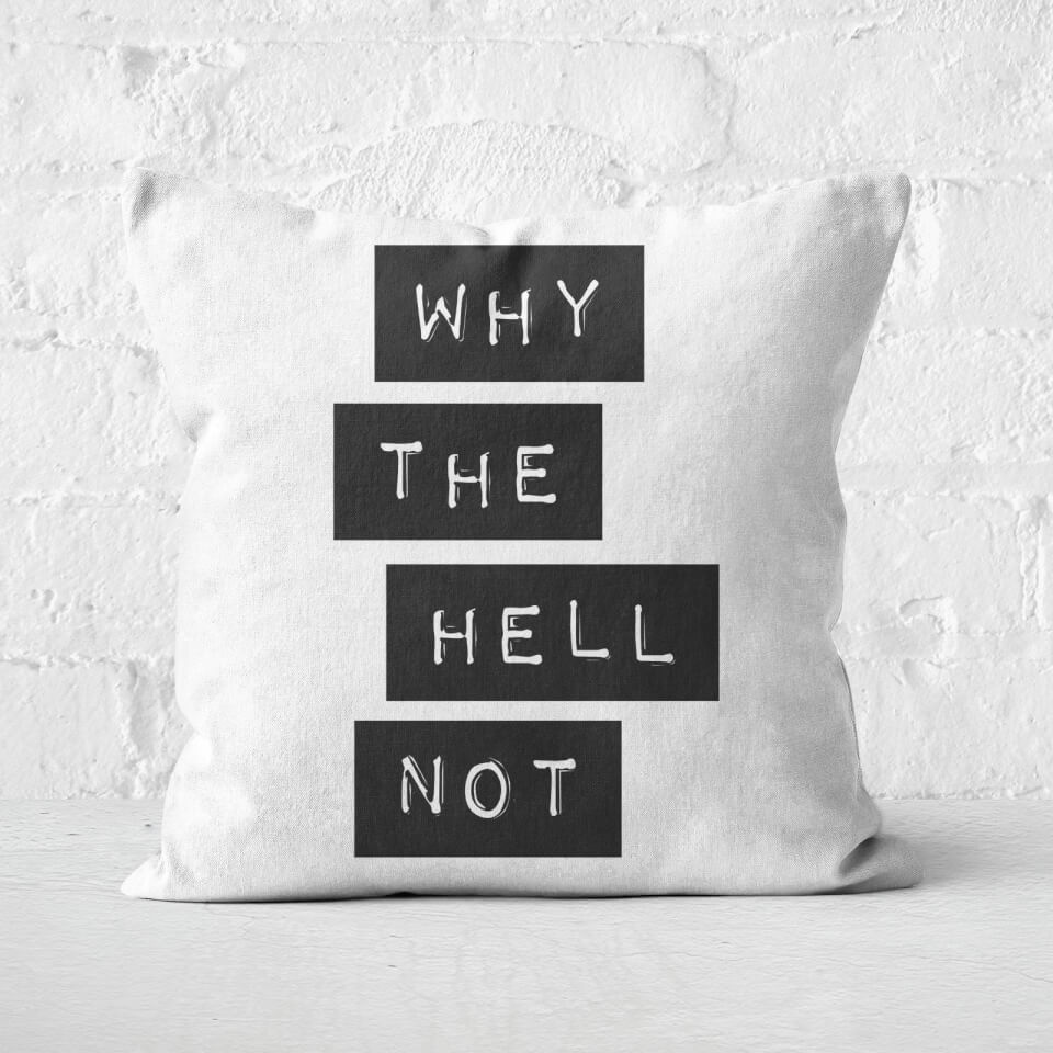 The Motivated Type Why The Hell Not Square Cushion