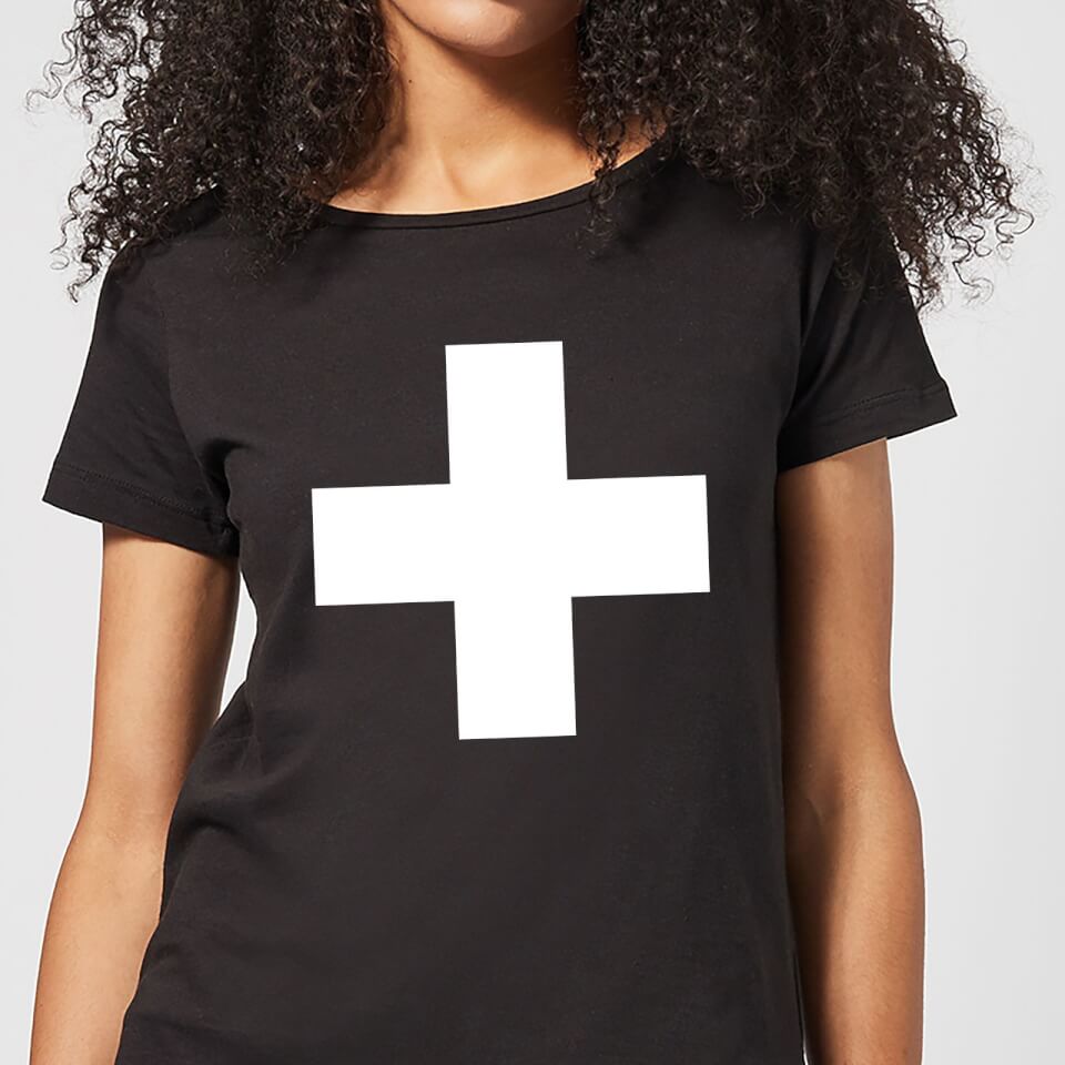 The Motivated Type Swiss Cross Women's T-Shirt - Black