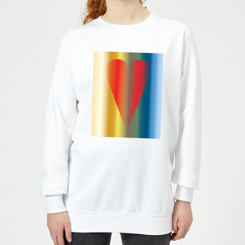 Art Heart Women's Sweatshirt - White