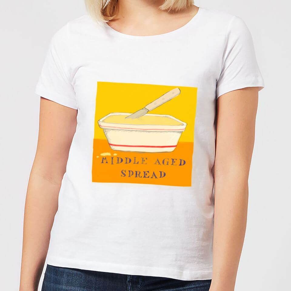 Poet and Painter Middle Aged Spread Women's T-Shirt - White