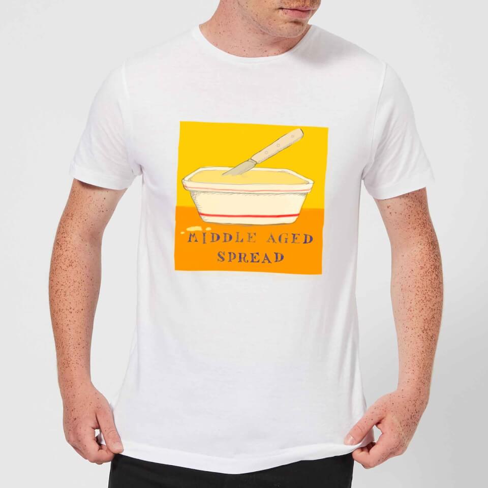 Poet and Painter Middle Aged Spread Men's T-Shirt - White