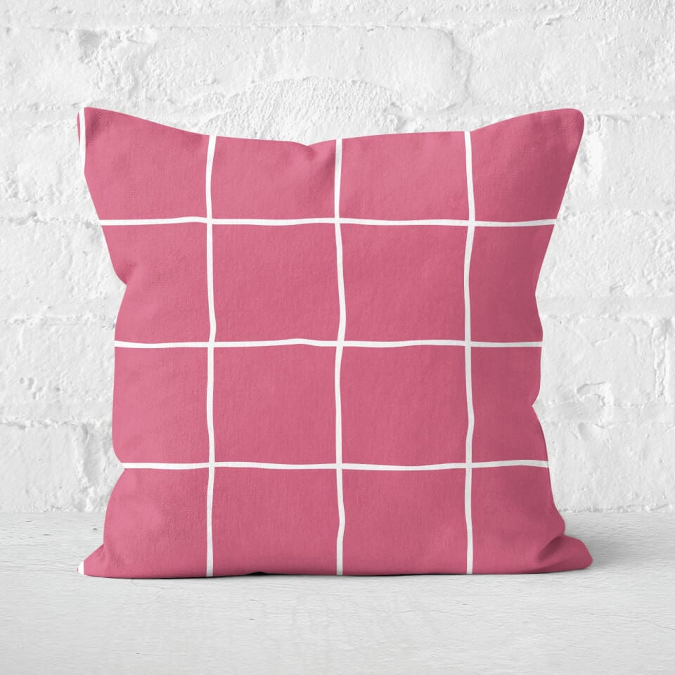 Check Square Cushion