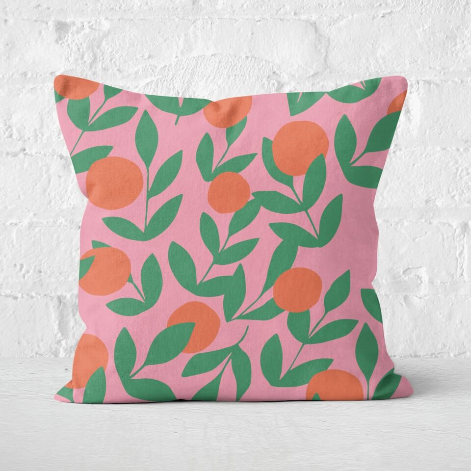 Floral Plant Square Cushion