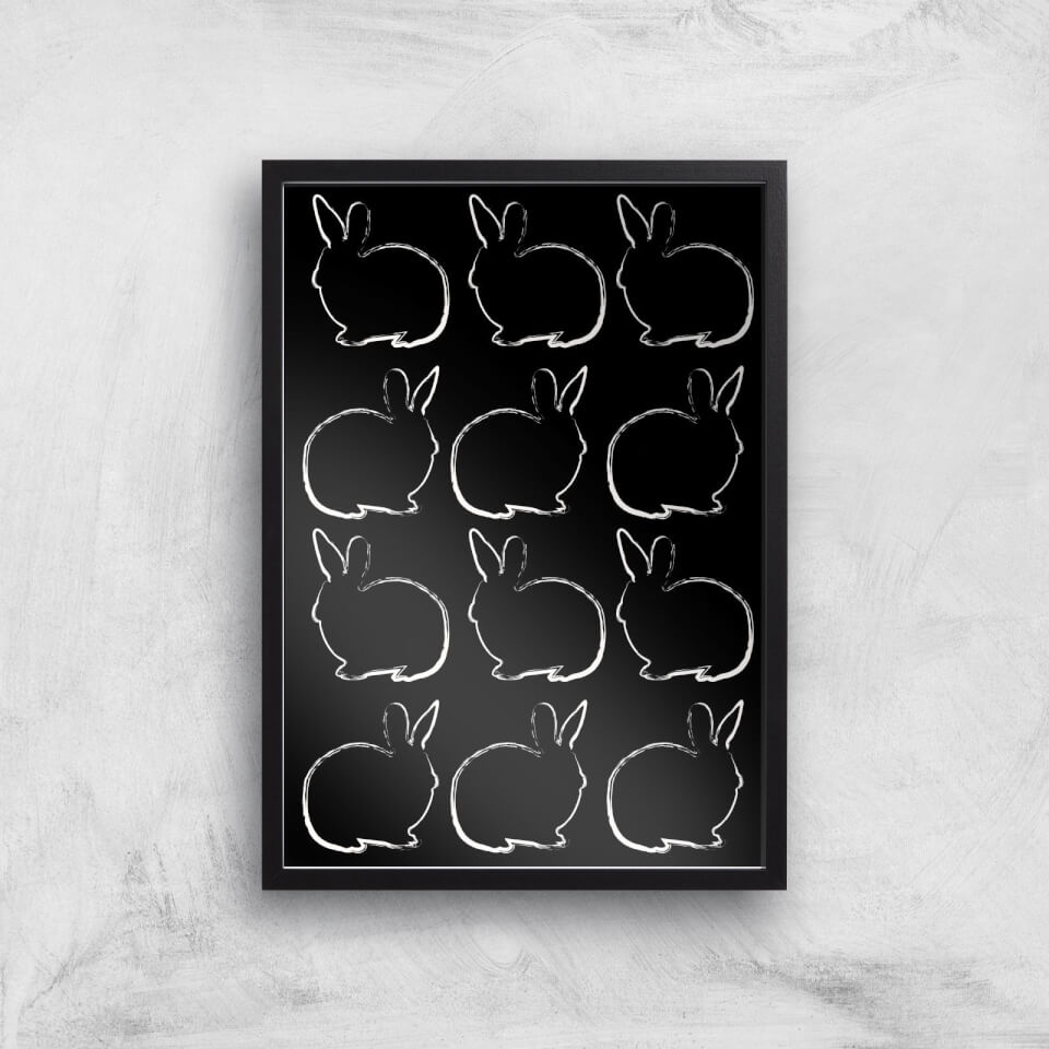 Multi Rabbits Giclée Art Print