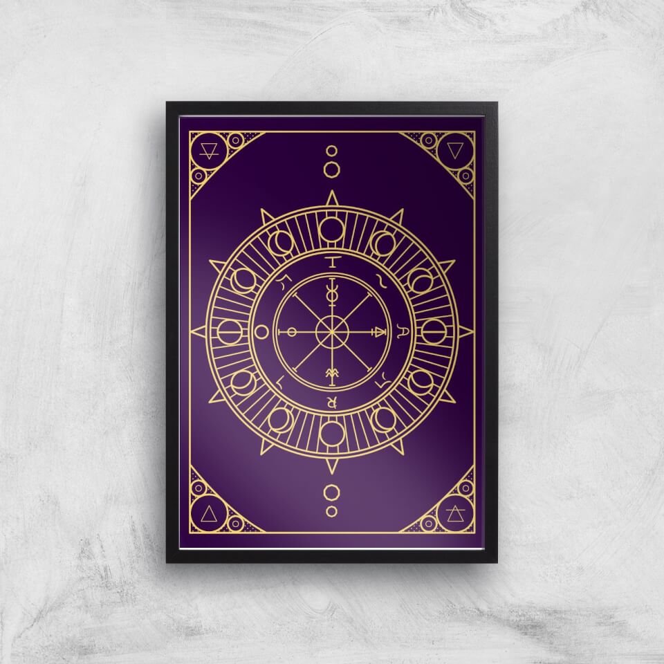 Decorative Wheel Of Fortune Giclée Art Print