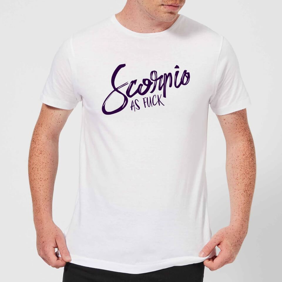 Scorpio As Fuck Men's T-Shirt - White