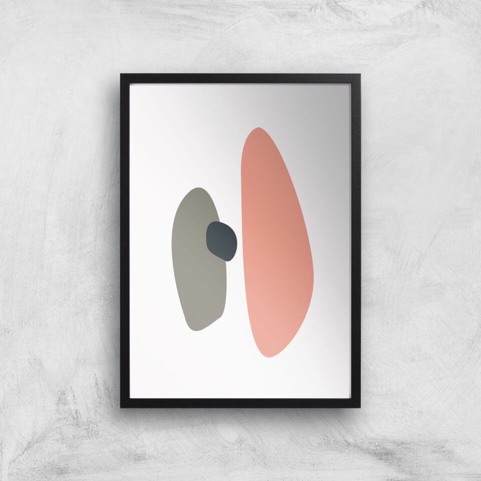 Stockholm Pink Grey Giclee Art Print