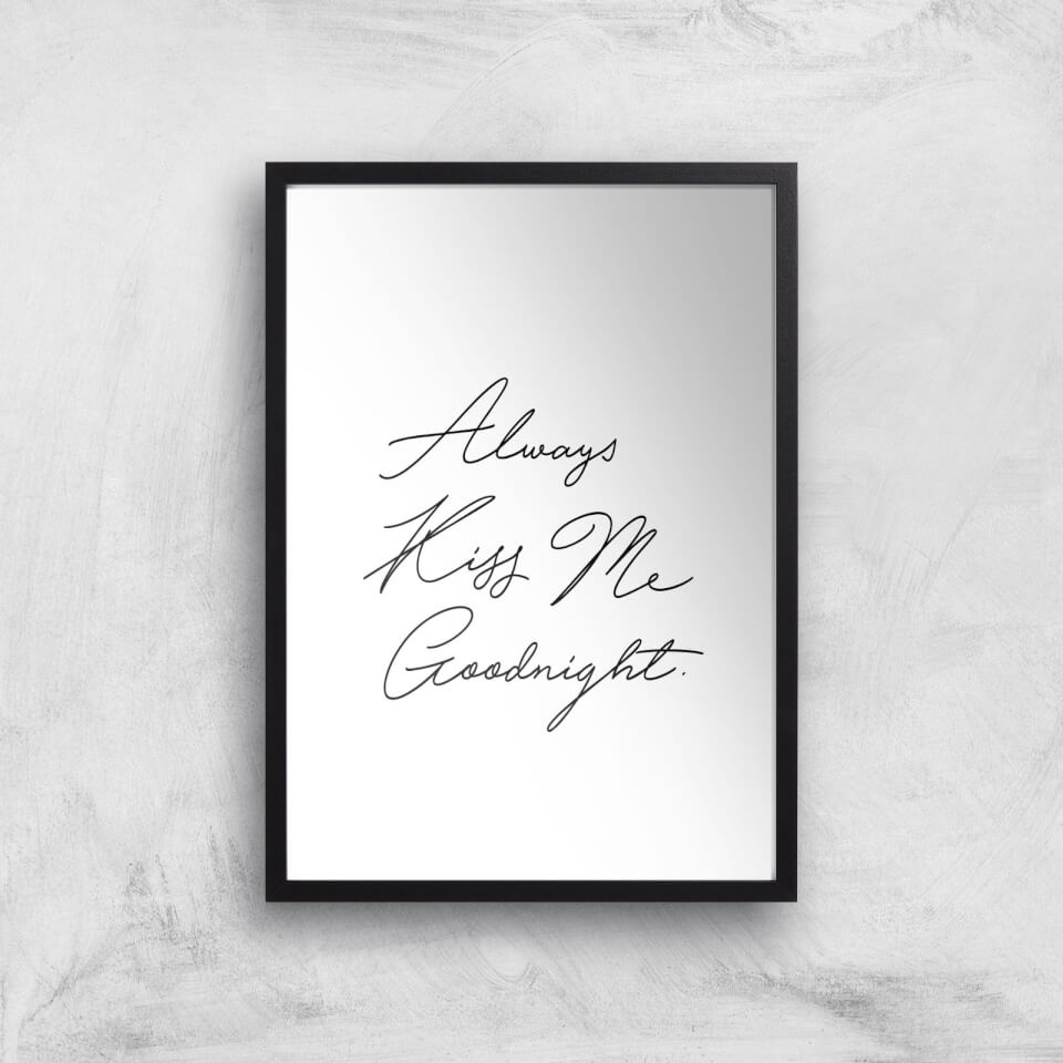 Always Kiss Me Goodnight Giclee Art Print
