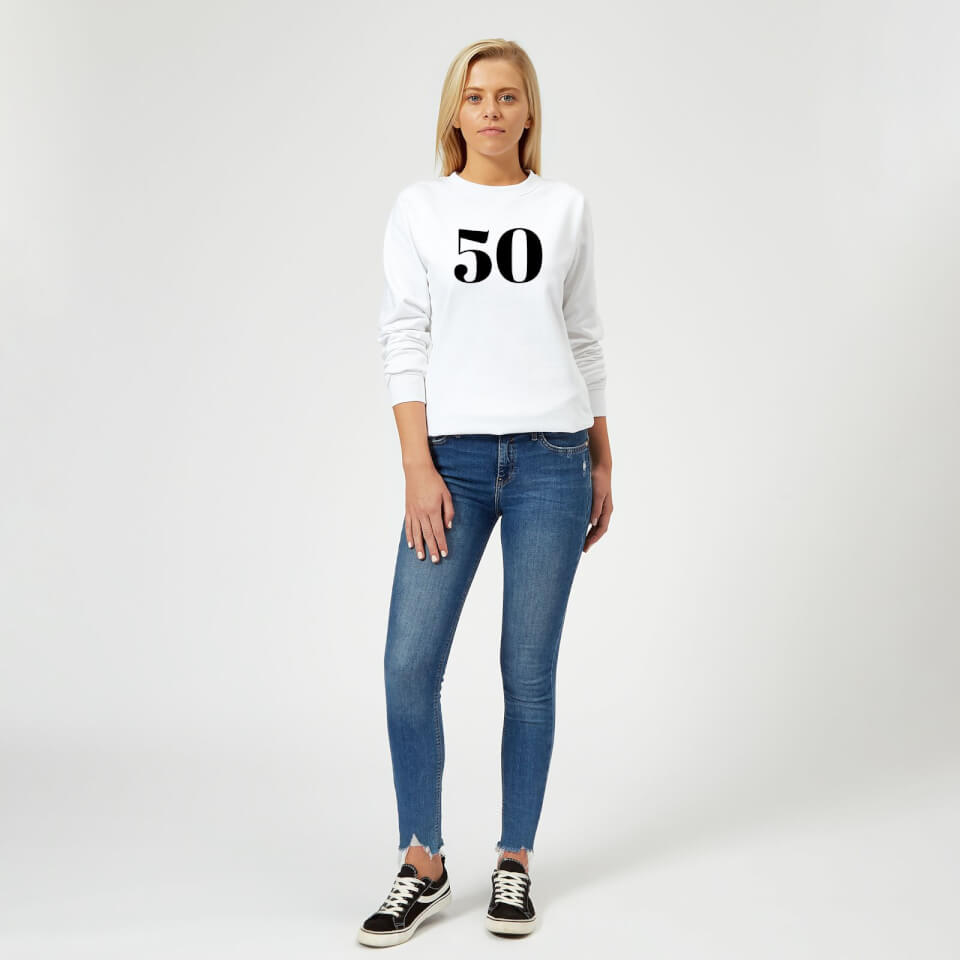 50 Women's Sweatshirt - White 1