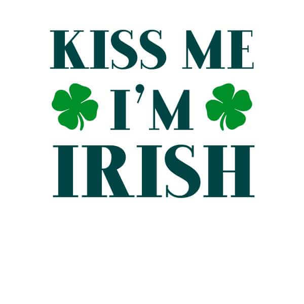 Kiss Me I'm Irish Men's T-Shirt - White 0