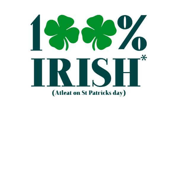 100% Irish* Women's Sweatshirt - White 0