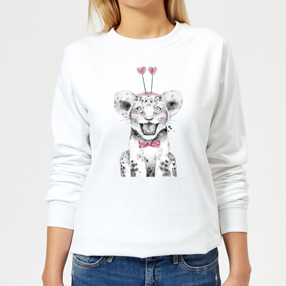 Hearty Cub Women's Sweatshirt - White