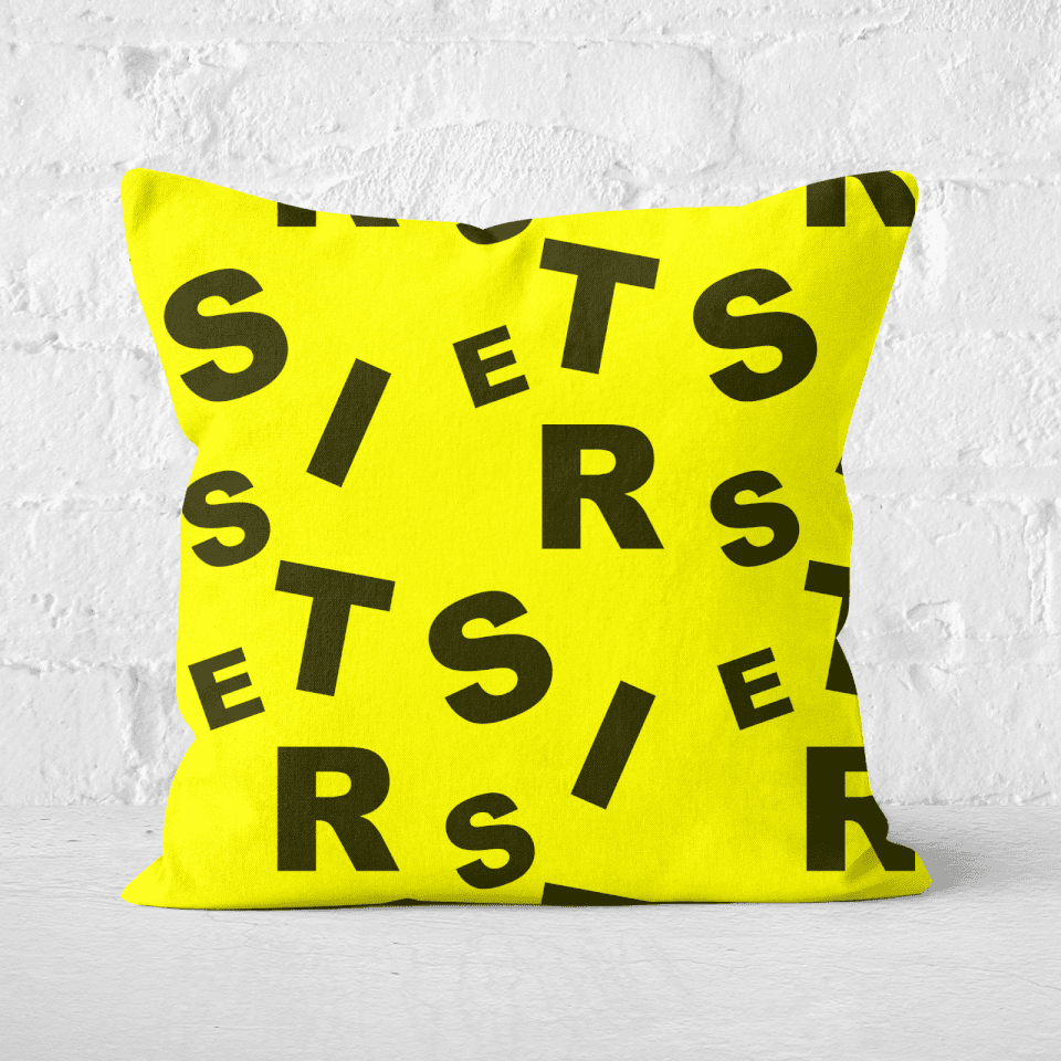 Sister Pattern Square Cushion