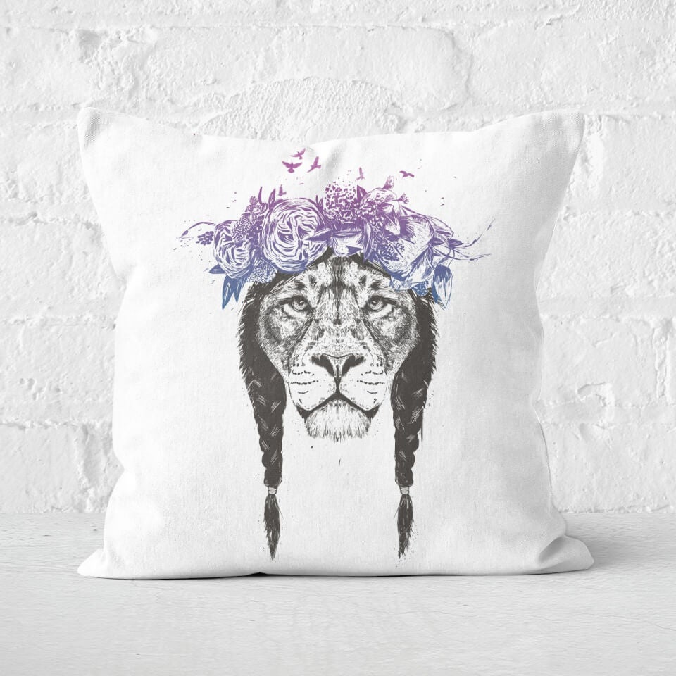 King Of Lions Cushion Square Cushion