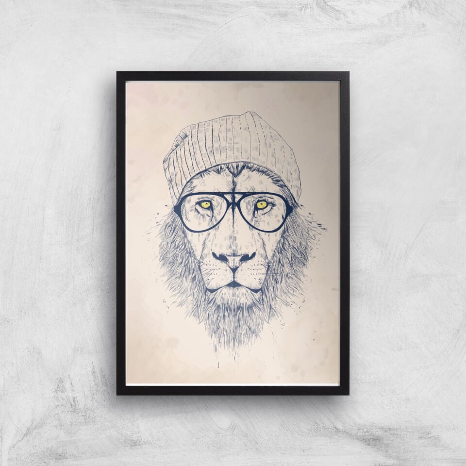 Cool Lion Print Giclee Art Print