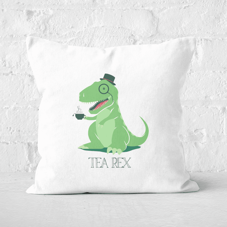 Tea Rex Square Cushion