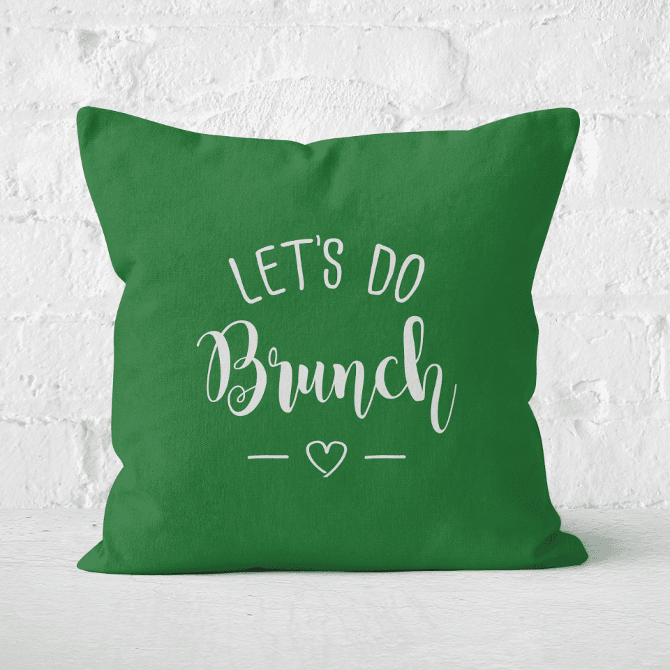 Lets Do Brunch Square Cushion