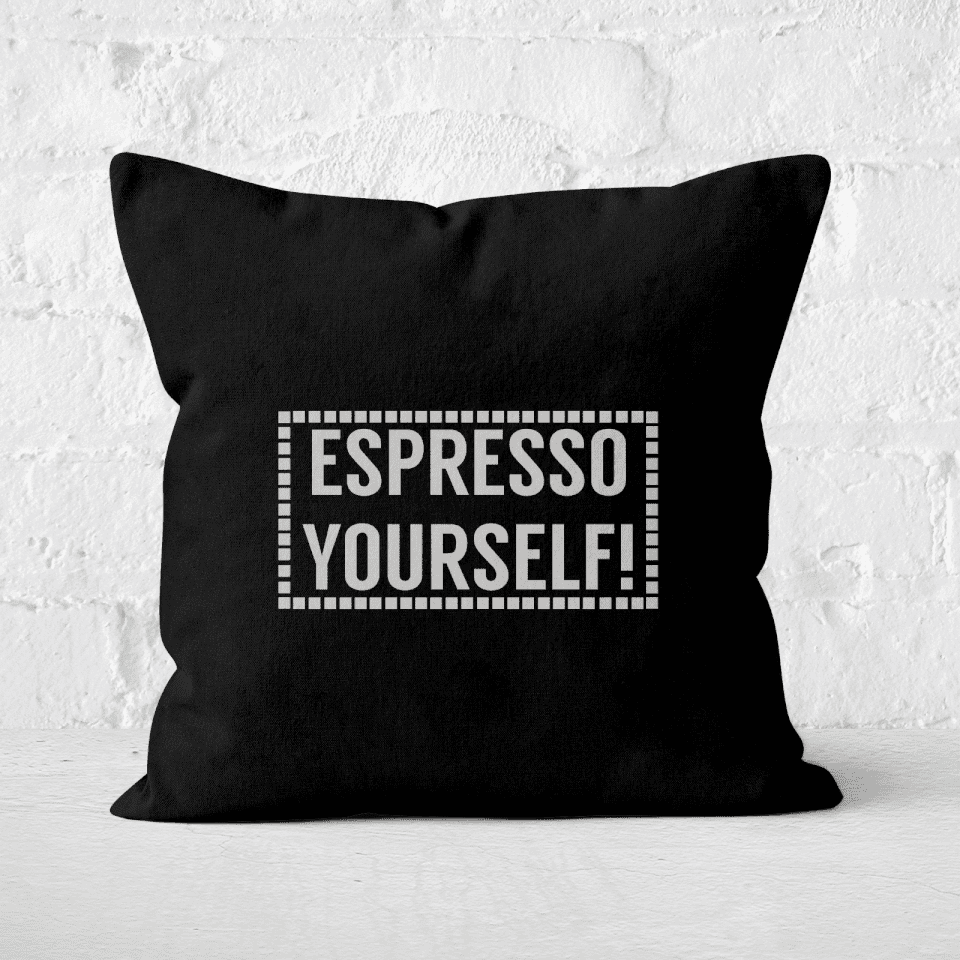 Expresso Yourself Square Cushion
