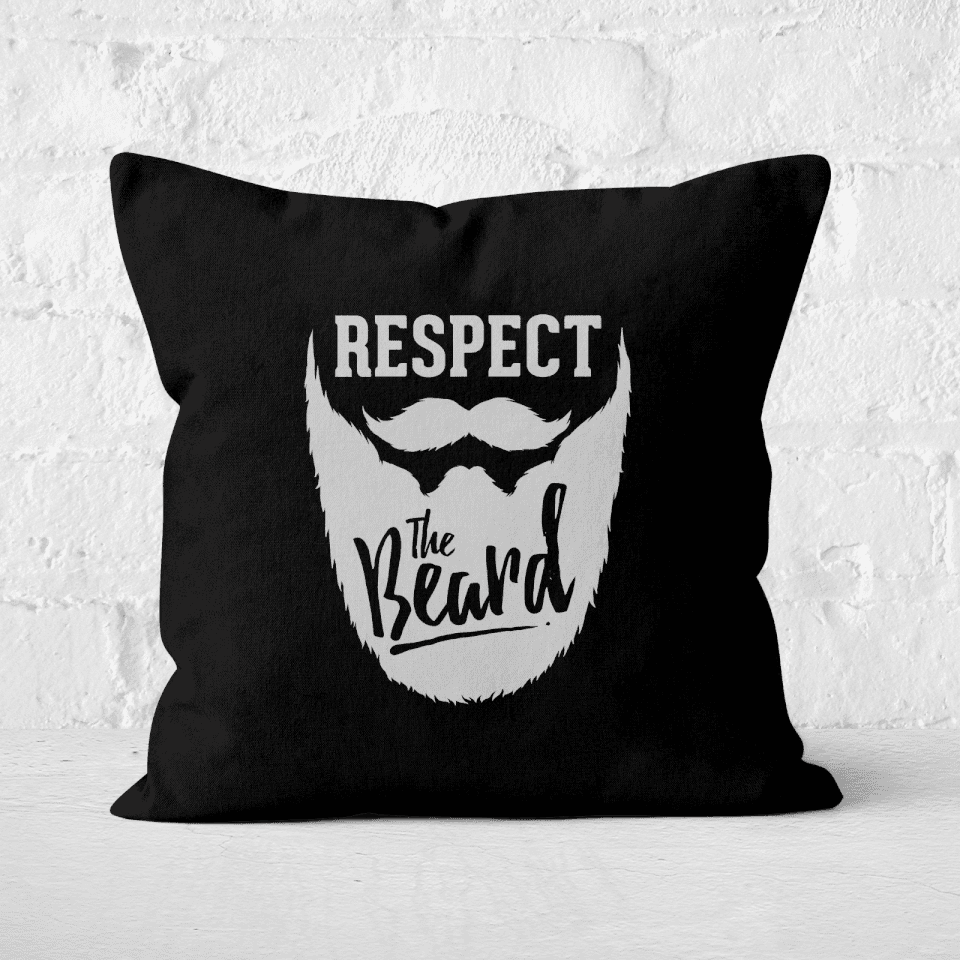 Respect The Beard Square Cushion