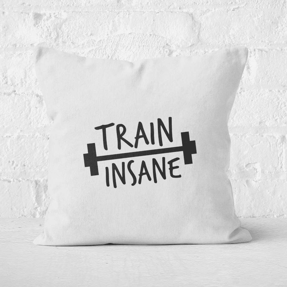 Train Insane Square Cushion