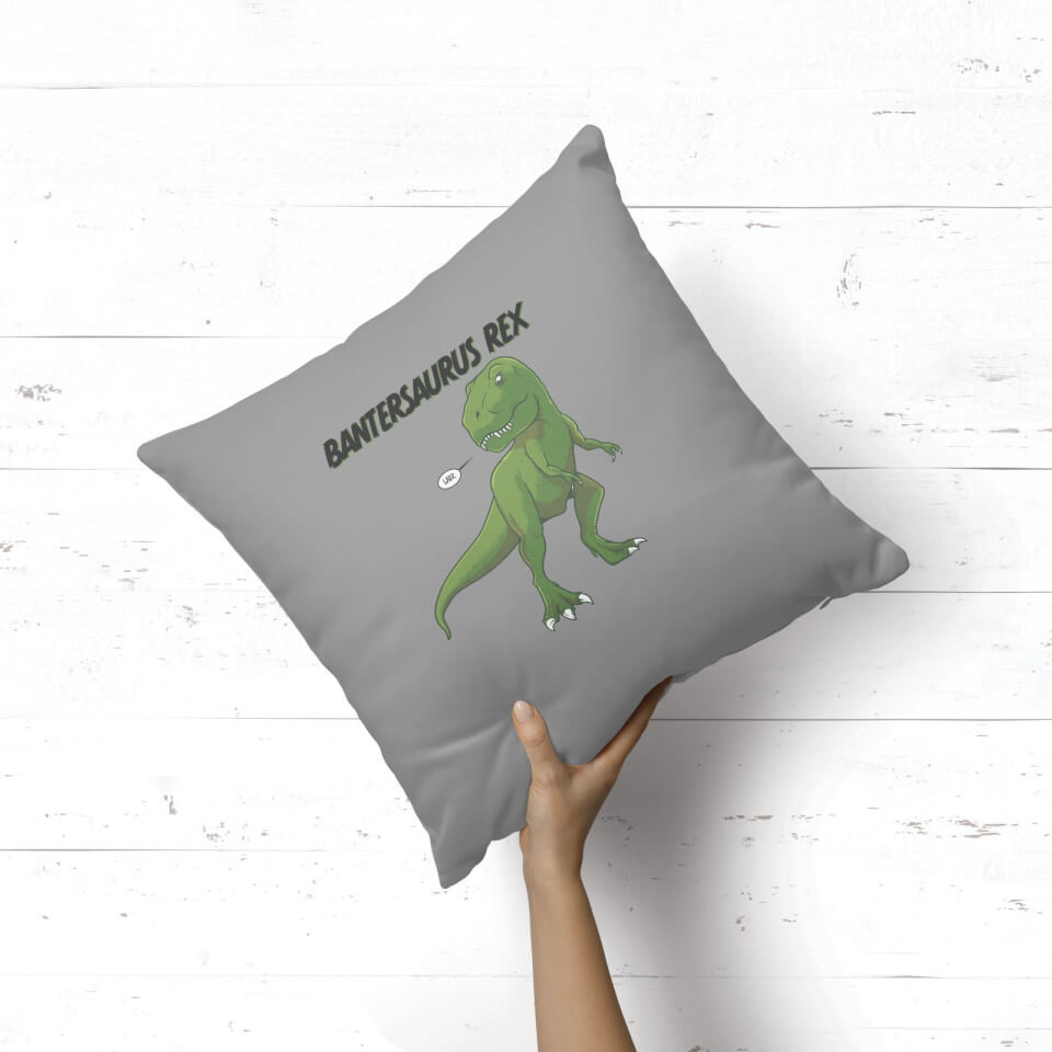 Bantersaurus Rex Square Cushion 1
