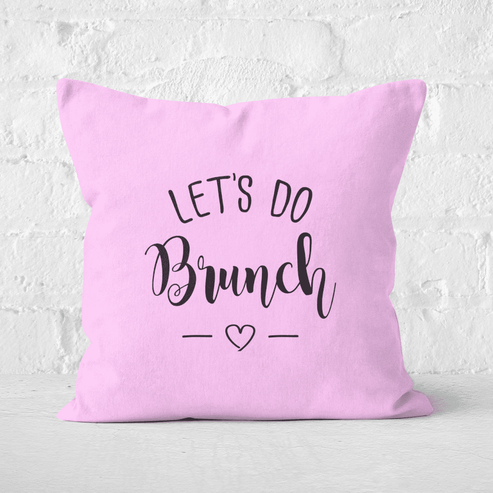 Lets Do Brunch Square Cushion