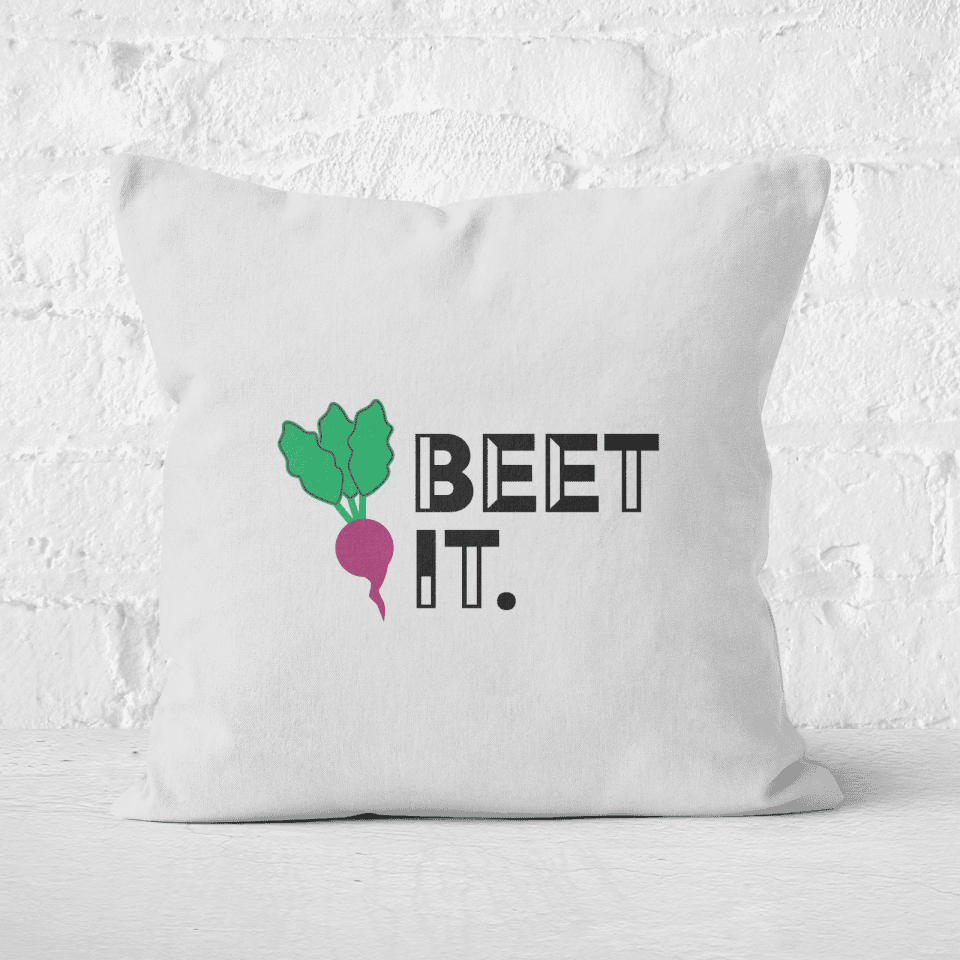Beet It Square Cushion