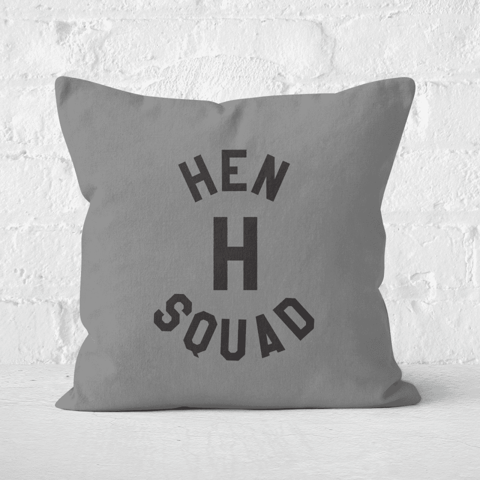 Hen 'H' Squad Square Cushion