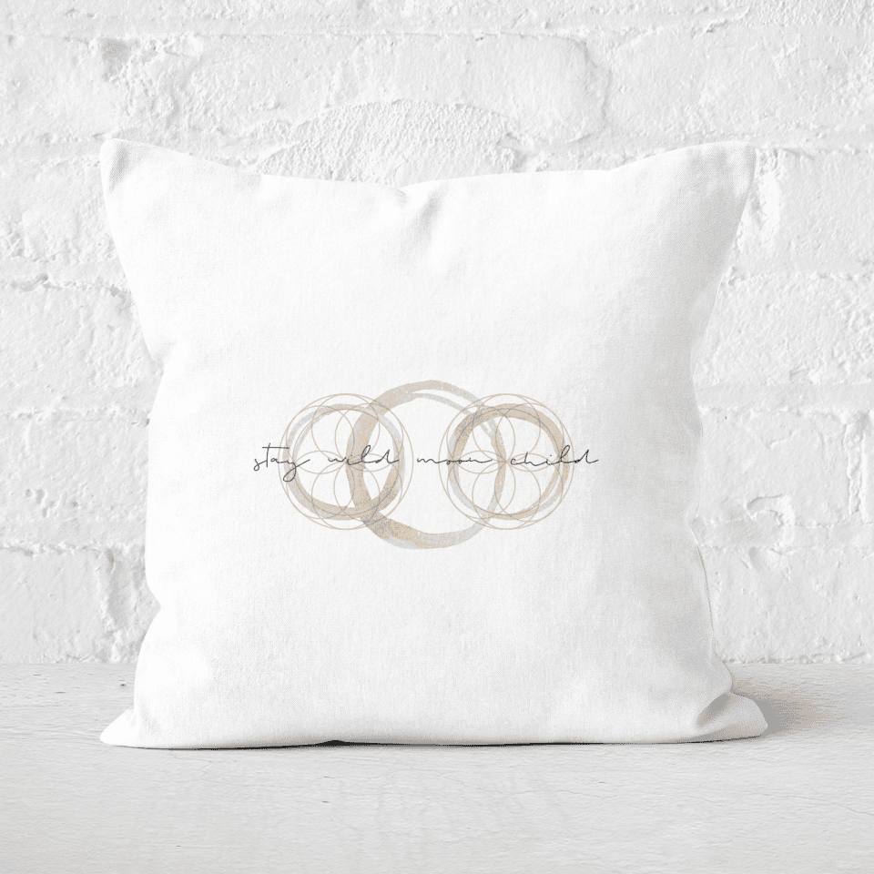 Stay Wild Moon Child Square Cushion