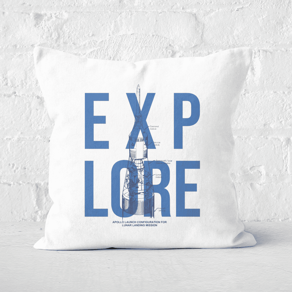 Explore Schematic Square Cushion