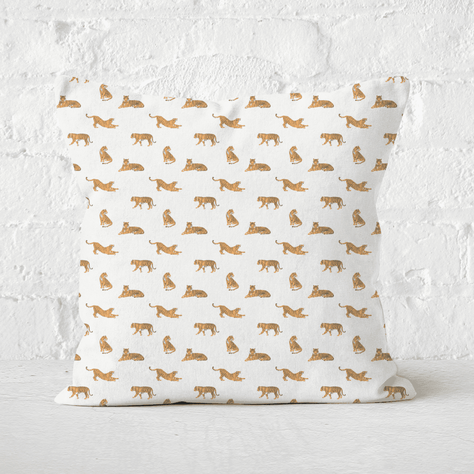Earth Friendly Cheetahs Square Cushion