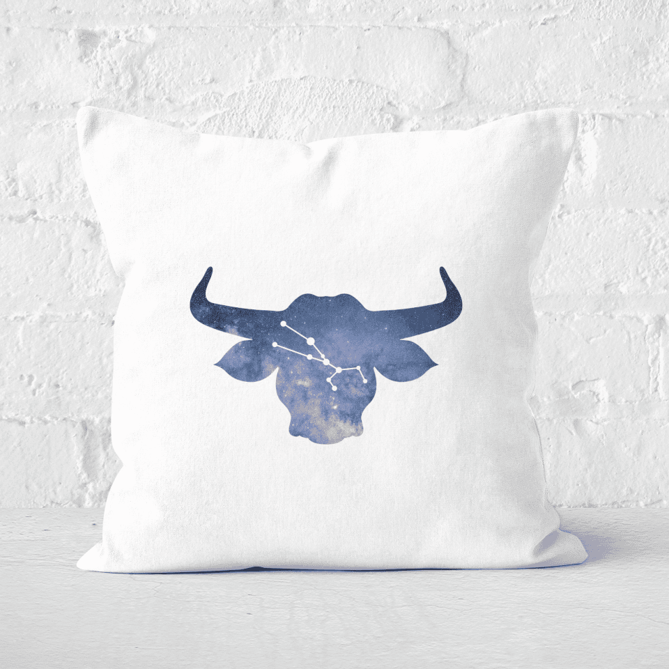 Pressed Flowers Taurus Square Cushion