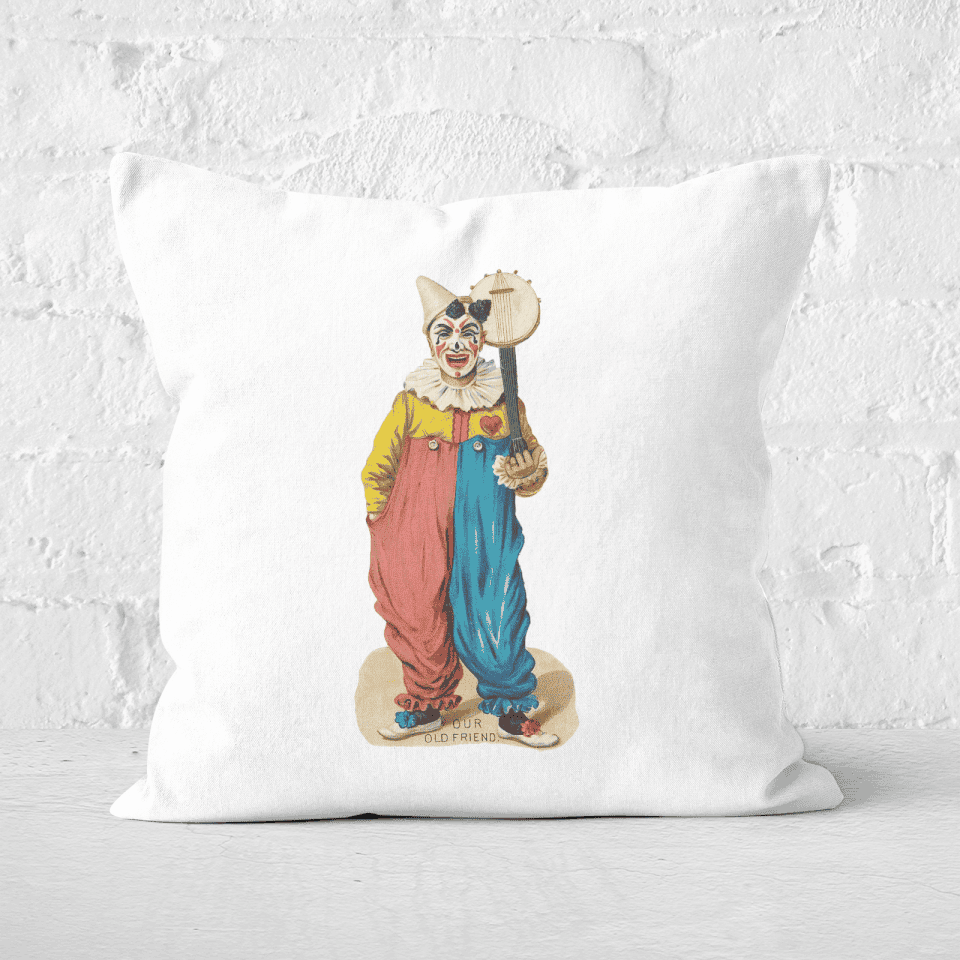 Pressed Flowers Joker Square Cushion