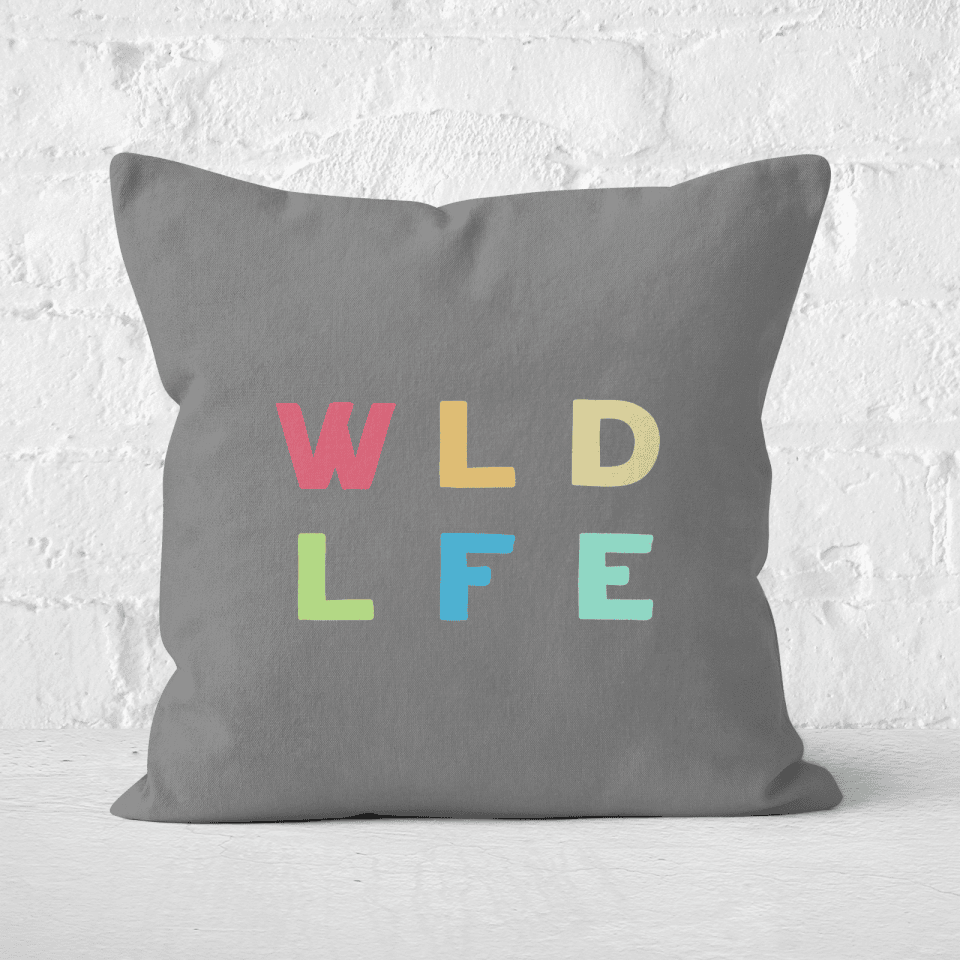 Pressed Flowers WLD LFE Square Cushion