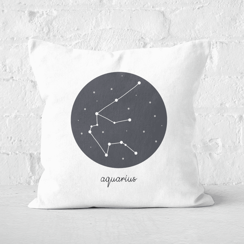 Aquarius Square Cushion