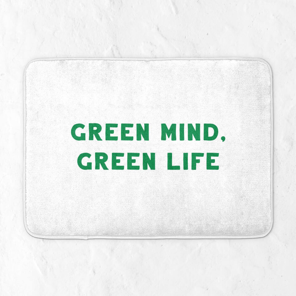 Green Mind Green Life Bath Mat