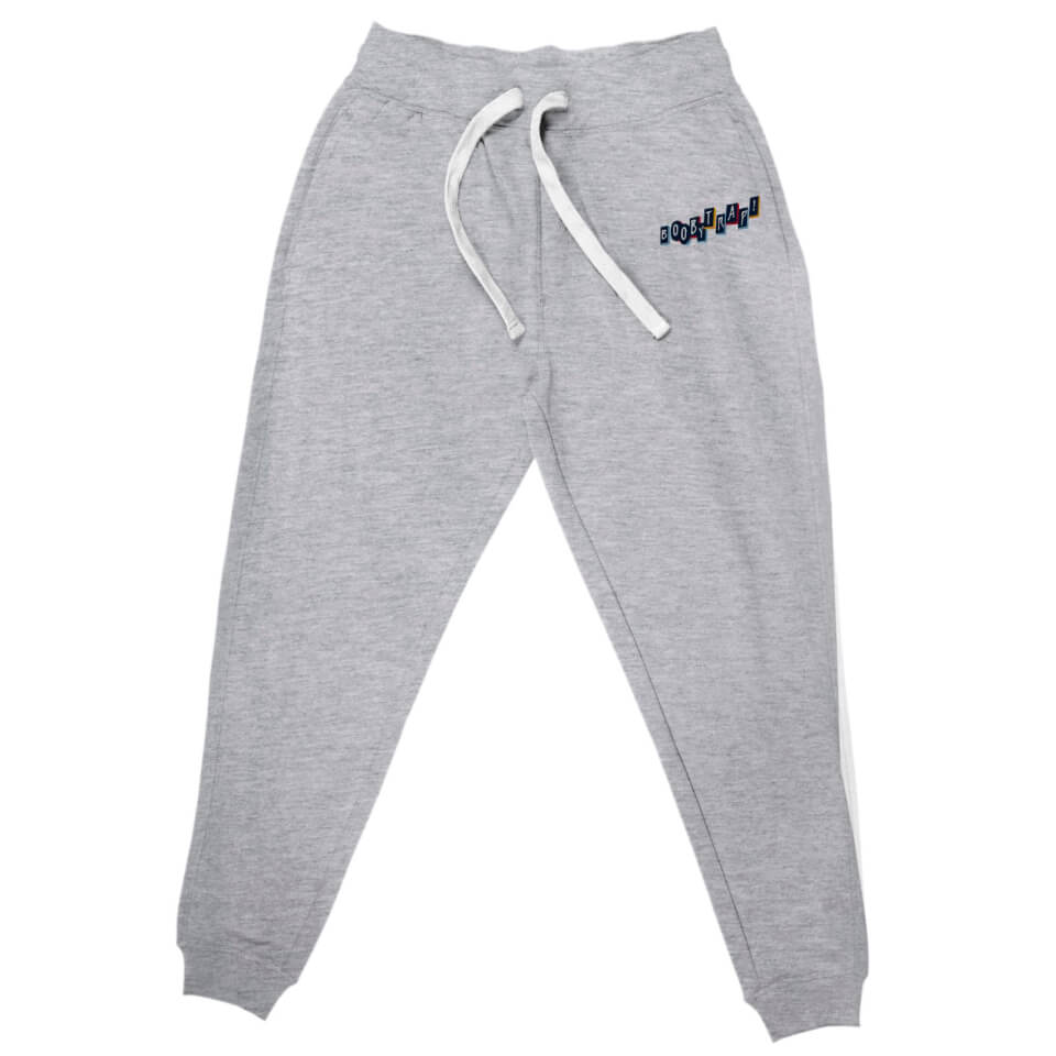 DC Birds of Prey Boobytrap Embroidered Unisex Joggers - Grey