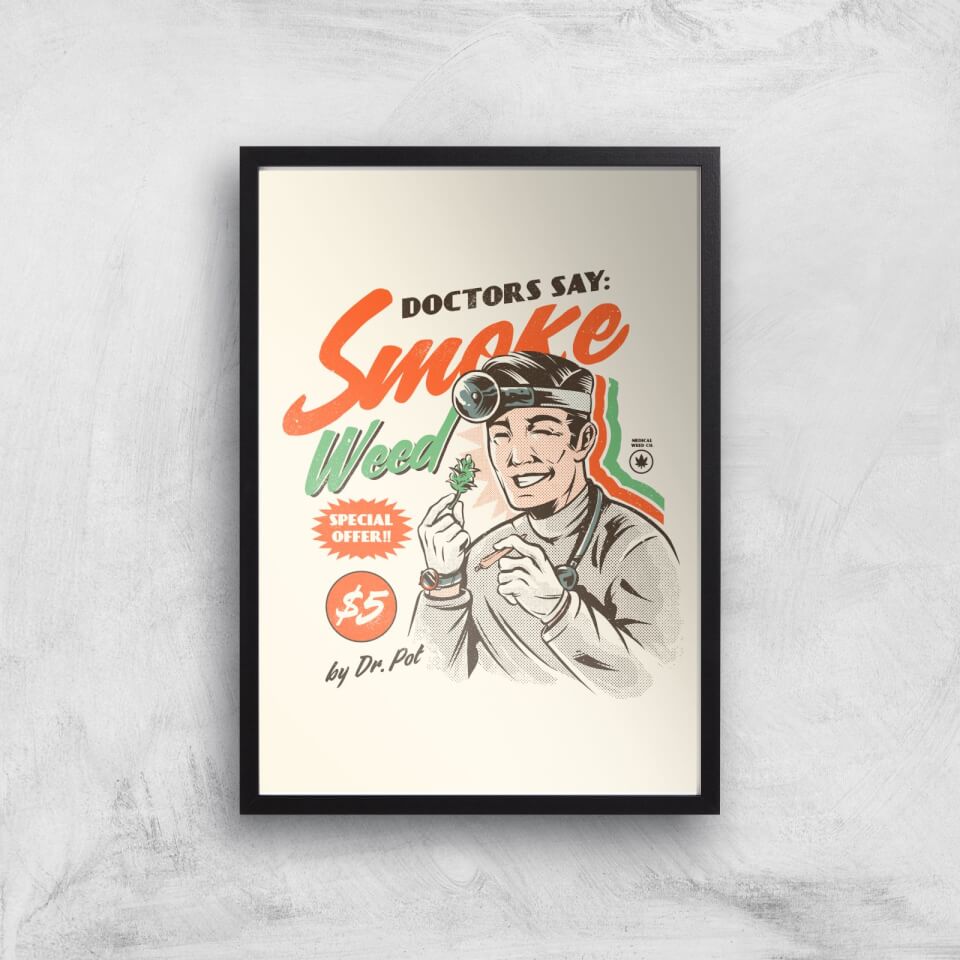 Ilustrata Weed Doctor Advices Giclee Art Print