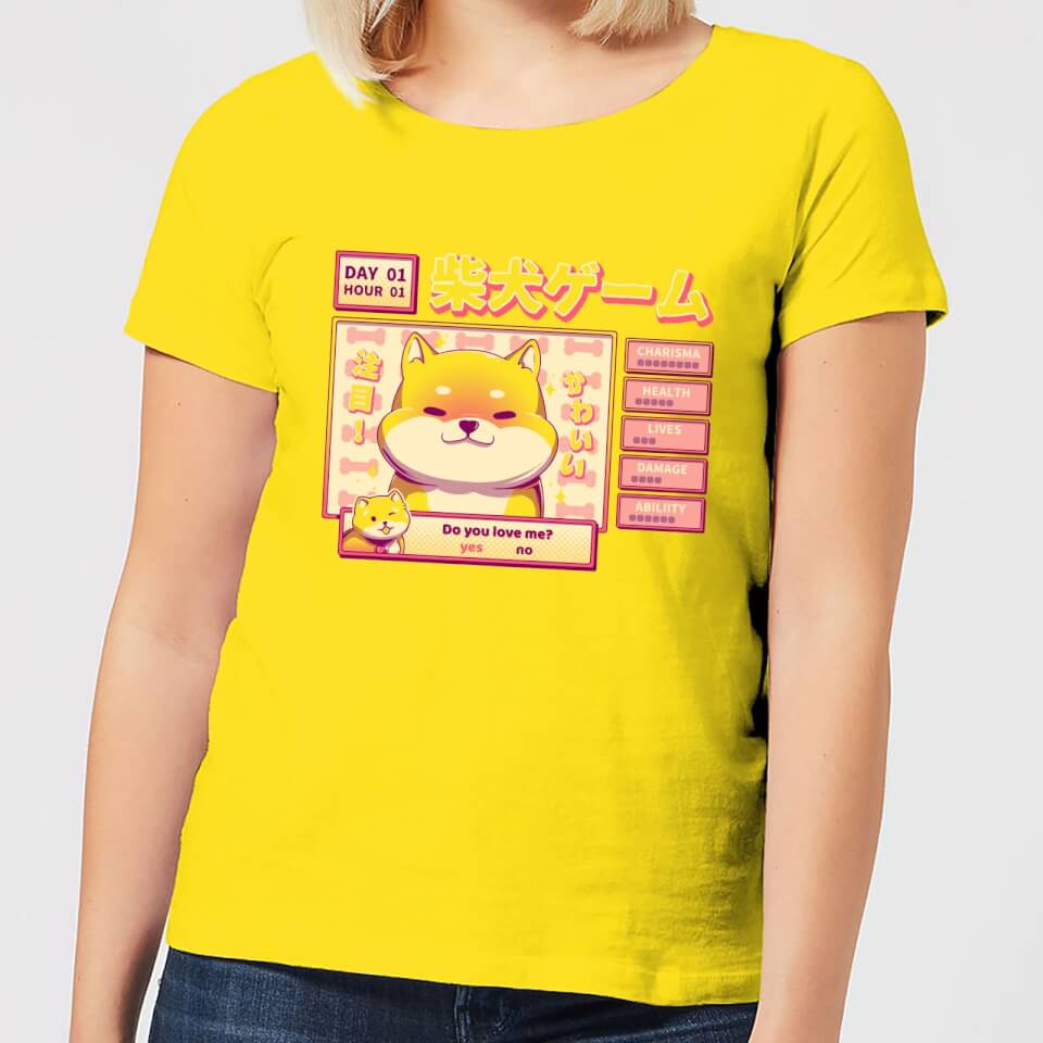 Ilustrata Shiba Novel Women's T-Shirt - Yellow
