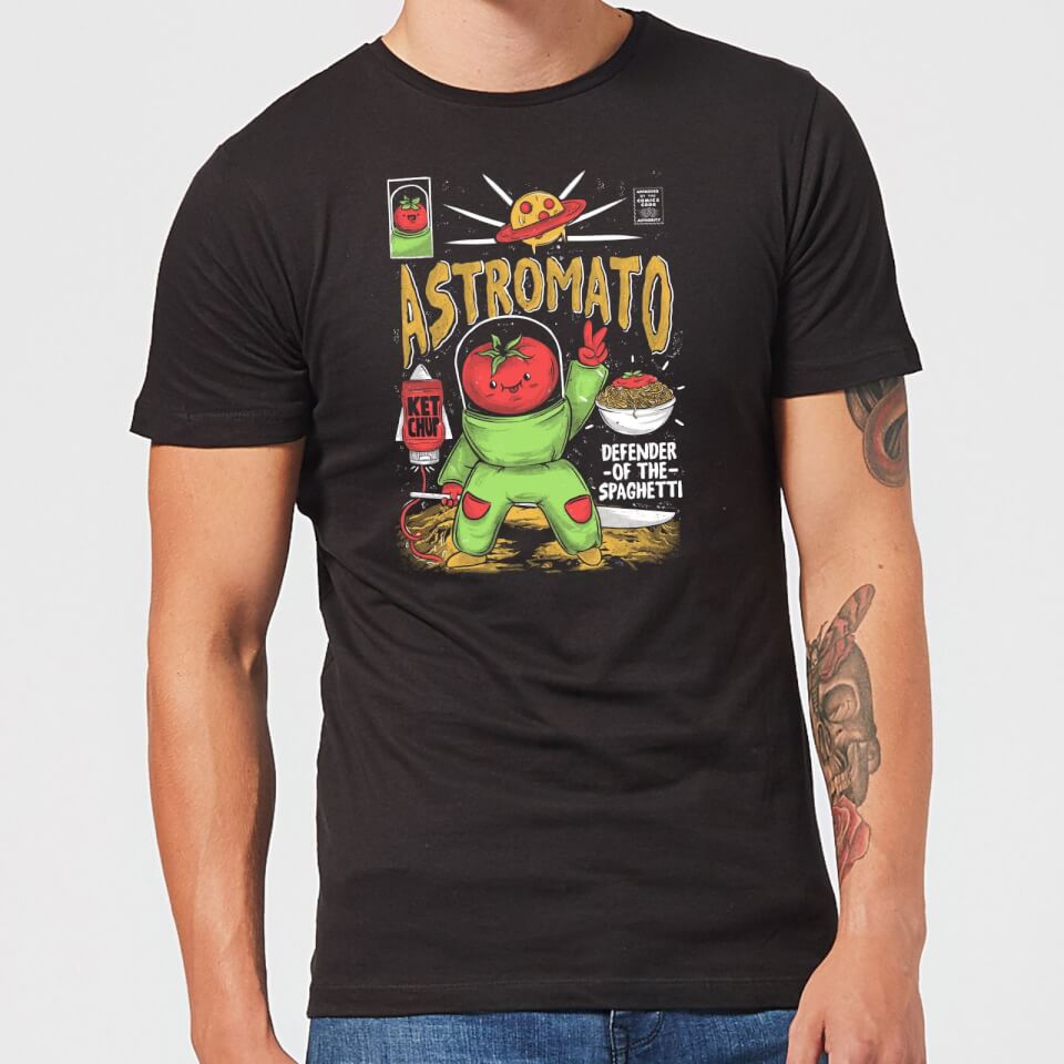 Ilustrata Astromato Men's T-Shirt - Black