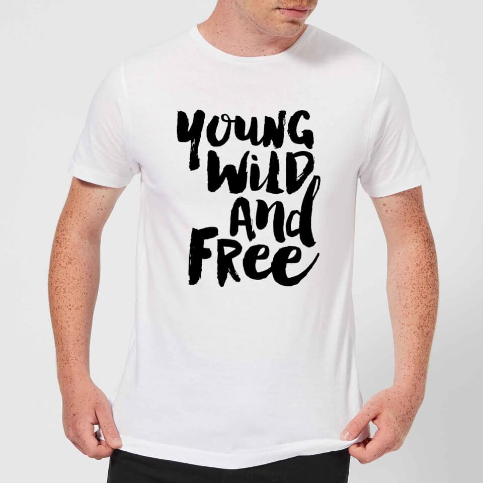 The Motivated Type Young Wild And Free. Men's T-Shirt - White