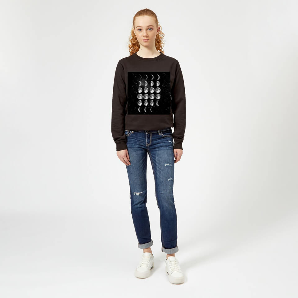 The Motivated Type Moon Cycle Women's Sweatshirt - Black