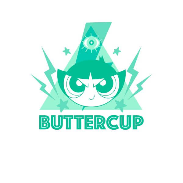 The Powerpuff Girls Buttercup Women's T-Shirt - White 0