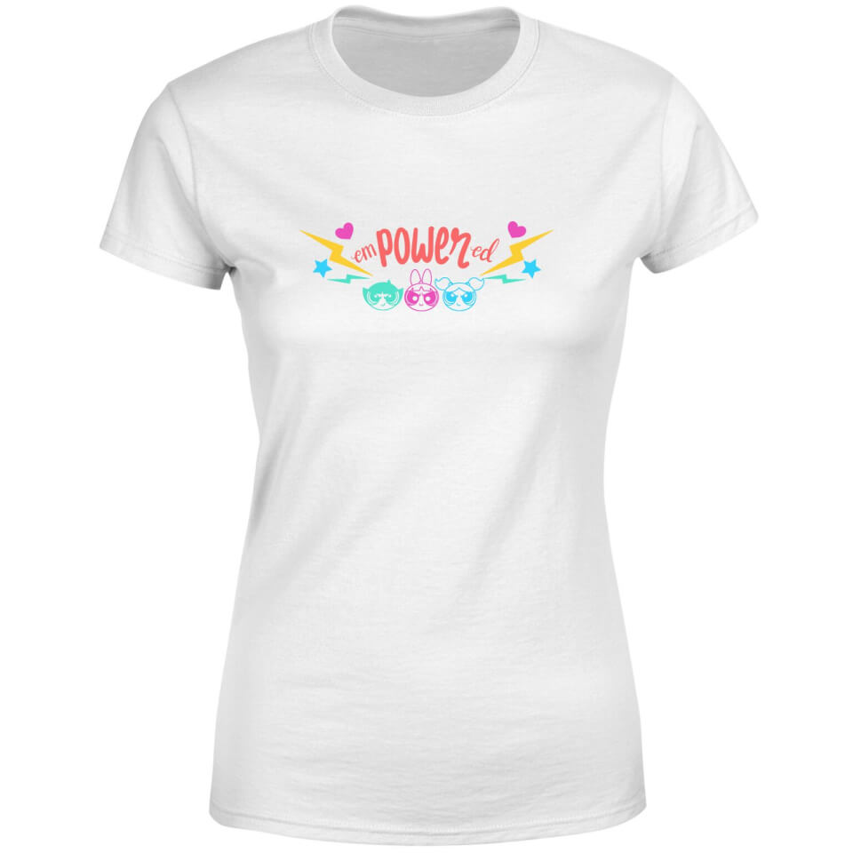 The Powerpuff Girls Empowered Women's T-Shirt - White