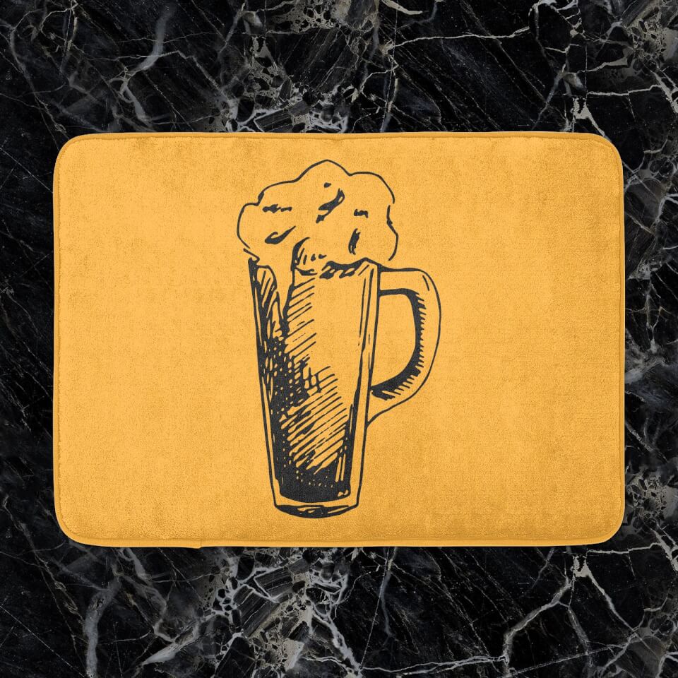 Beer Glass Bath Mat