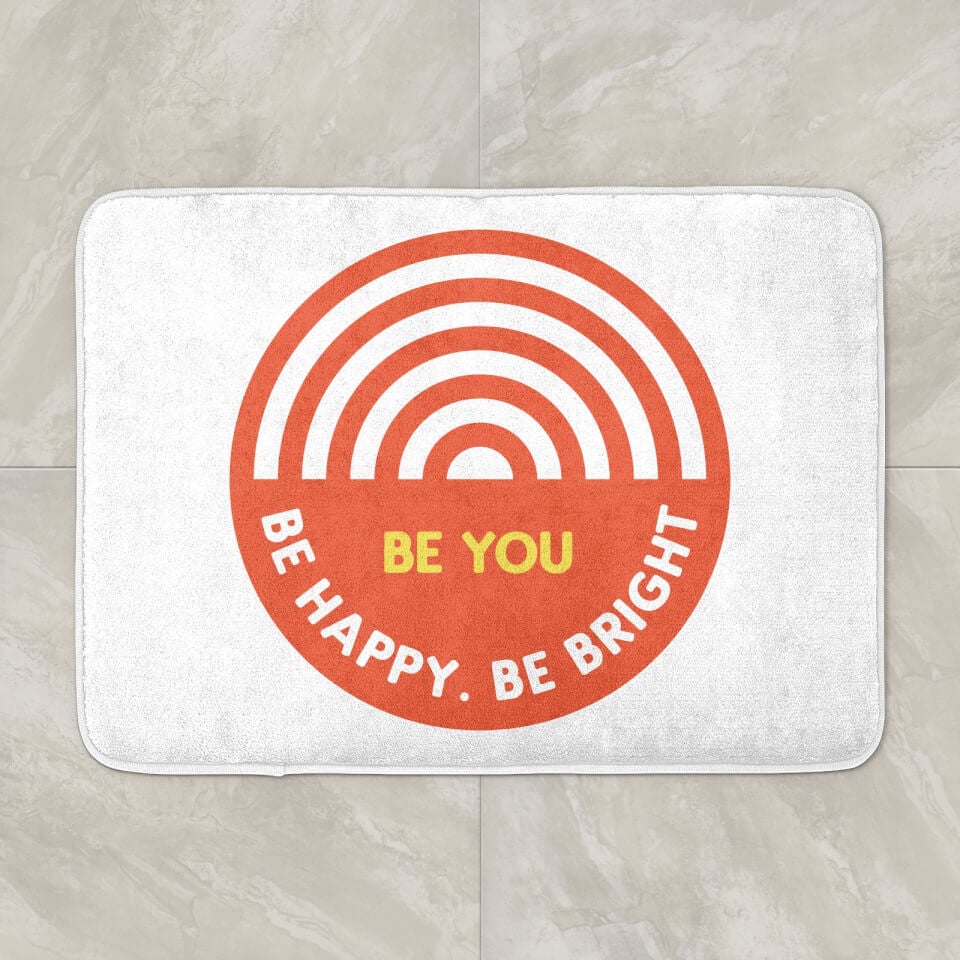 Be You Rainbow Bath Mat