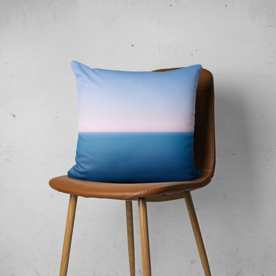 Sunset Cool Tones Square Cushion 2