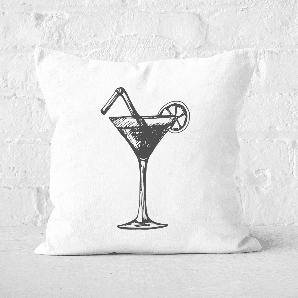 Beach Cocktail Square Cushion